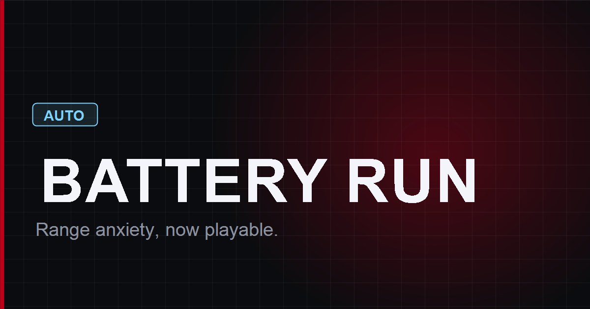 Battery Run - a free browser game by StupidGames