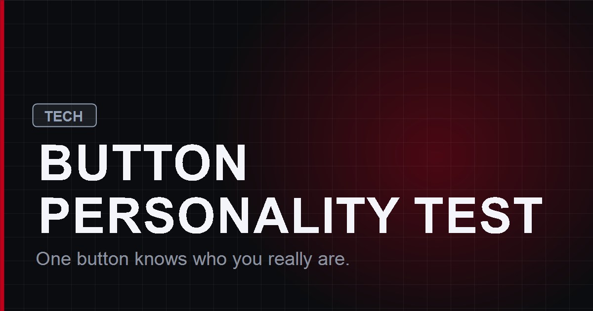 Button Personality Test - a free browser game by StupidGames