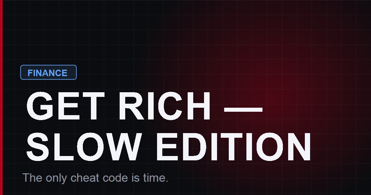 Get Rich — Slow Edition - a free browser idle game by StupidGames